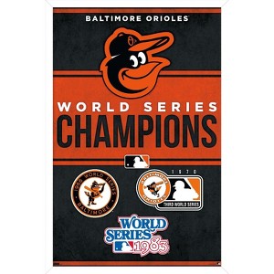 Trends International MLB Baltimore Orioles - Champions 23 Framed Wall Poster Prints - 1 of 4