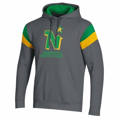 NHL Minnesota North Stars Men's Greatness Vintage Lightweight Hoodie - Gray S