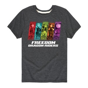 Boys' - How to Train Your Dragon - Freedom Riders Short Sleeve Graphic T-Shirt - 1 of 4