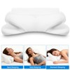 Okak Skin-Friendly Neck Pillow with Scientific Butterfly-Shaped, Cervical Pillow with Breathable Cover, Bed Pillows with CertiPUR-US Certified - 3 of 4