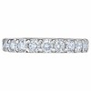 Pompeii3 2 Ct Moissanite Eternity Ring Womens Wedding Band 14k White Gold - 3 of 4