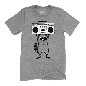 Men's Unisex Raccoon Graphic Tee - Factory 43 - 1 of 2