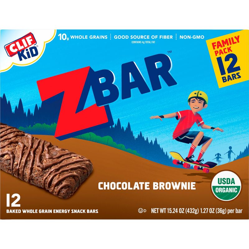 CLIF Kid ZBAR Organic Chocolate Brownie Snack Bars
, 6 of 9