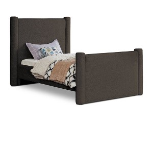 Meridian Furniture,Elias Velvet Bed - 1 of 4