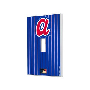 MLB Cooperstown East Teams Pinstripe Hidden-Screw Light Switch Plate for Single Toggle - 1 of 4