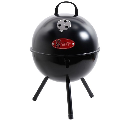 Gibson Home Kingston Portable BBQ Grill in Black