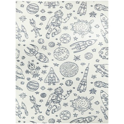 Space Rockets Kids' Rug - Balta Rugs