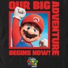 Men's The Super Mario Bros. Movie Mario Our Big Adventure Begins Now Red T-Shirt - 2 of 4