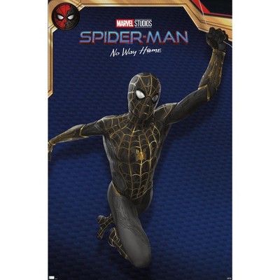 Trends International Marvel Spider-man: No Way Home - Black Costume ...
