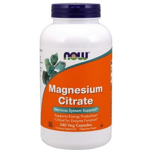 Magnesium Citrate by Now Foods  -  240 VegCap - 1 of 2