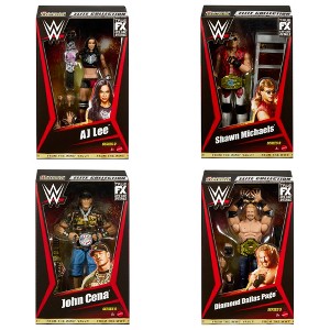 WWE From the Vault Ringside Exclusive Series 9 Set of 4 Cena, HBK