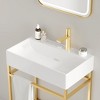 NicBex Bathroom Vanity with Basin,Bathroom Sink Vanity with Open Metal Leg and Shelves,24 inch Bathroom Sink Cabinet for Bathroom - 4 of 4