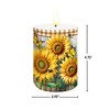 Briarwood Lane Summer Flameless Candle 6x3 Sunflower Duo Flameless Candle with Timer for Summer - 2 of 4