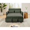 MYINDA 52.3'' * 68.9'' Pull Out Sofa Bed, Corduroy with USB Port, Side Pockets and Cup Holders - 4 of 4