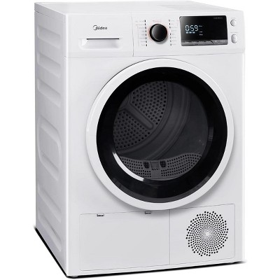 Midea 4.4 Cu. Ft. Stackable Ventless Electric Dryer with Sensor Dry (White) ENERGY STAR
