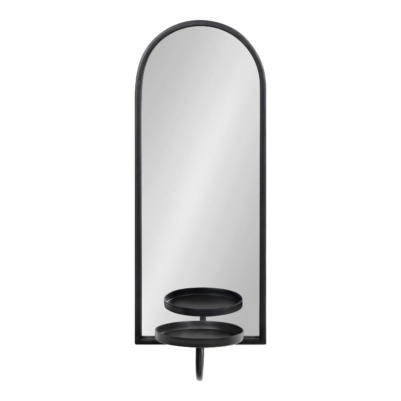 Kate and Laurel Ezerin Metal Mirror Wall Sconce, 6 of 9