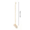 Unique Bargains Butterfly Heart Cup Chain Charm Water Cup Pendant 1 Pc - 2 of 4