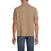 Lands' End Men's Short Sleeve Textured Cable Camp Collar Button Through Shirt - 2 of 4