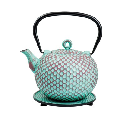 Frieling JA CAST IRON TEAPOT 34 FL. OZ, WITH TRIVET