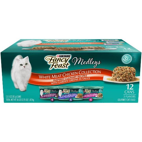 Purina Fancy Feast Medleys Gourmet Wet Cat Food White Meat Chicken