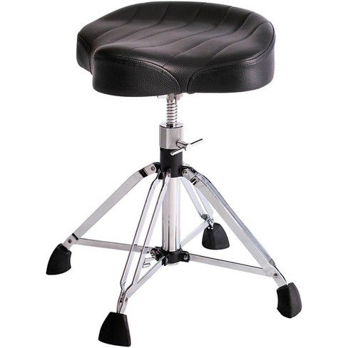 Gibraltar drum throne with oversized outlet motorcycle seat and backrest