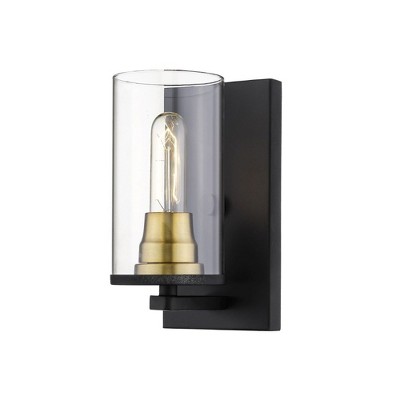 Millennium Lighting Burbank 1 - Light Sconce in  Matte Black/Heirloom Bronze