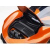 McLaren Speedtail Volcano Orange Metallic with Black Top and Suitcase Accessories 1/18 Model Car by Autoart - 3 of 4