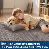 GustoWave Various sizes Modern Stripe Machine Washable Area Rug for Bedroom, Living Room, Brown - 2 of 4