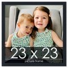 PosterPalooza | Square Slim Profile Black Picture Frame - UV Acrylic, Foam Board Backing, Hanging Hardware - 2 of 4