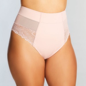 Squeem Women's Brazilian Flair Mid Waist Thong - 1 of 3