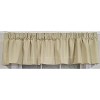 RLF Home 100% Cotton Crosswell Tailored  Fully lined Windows Rod Pocket Valance 76" x 14"  Sage - 3 of 4