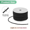 Unique Bargains Soft Polyester Twisted Silk Decorative Craft Cord Trim Cord Rope 22 Yards 1 Pc - 3 of 4