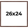PosterPalooza | Photo Size Classic Modern Brown Frame - UV Acrylic, Foam Board Backing, Hanging Hardware - 2 of 4