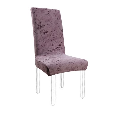 PiccoCasa Stretch Splash-ink Print Washable Dining Chair Protector Cover