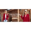 Zeagoo 2025 Cardigan Sweaters for Women Long Sleeve Chunky Knit Cardigan Crew Neck Button Down Fall Fashion Clothes - 2 of 4