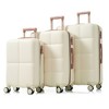 Whisen Luggage Set of 3, 20-inch with USB Port, Airline Certified Carry-on Luggage with Cup Holder, ABS Hard Shell Luggage - 2 of 4