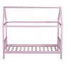 NicBex Twin Size Wooden Platform Bed, House Shaped Bed Frame with Headboard and Footboard for Boy and Girl, Easy Assembly - 3 of 4