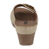 GC Shoes Naples Flower Comfort Slide Wedge Sandals - 3 of 4