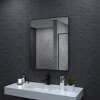 Aluminum Framed Rounded Rectangle Bathroom Wall Mirror,Vanity Mirror - 4 of 4