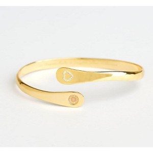 Hollywood Sensation Mother Daughter Bracelets- Engraved Love Between Mother and Daughter Knows No Distance Bracelet - 1 of 4