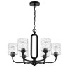 Craftmade Lighting 6 - Light Chandelier in  Flat Black - 2 of 4