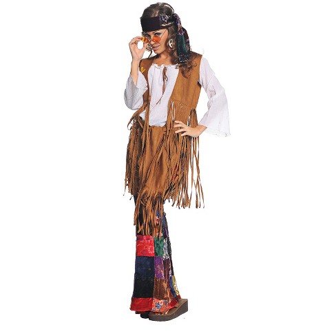 Halloween Express Women's Peace Out Hippie Costume : Target