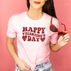 Simply Sage Market Women's Happy Valentine's Day Hearts Short Sleeve Graphic Tee - 2 of 3