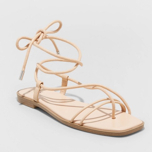 Regnbue Kollektive Niende Women's Talia Lace Up Sandals - A New Day™ : Target