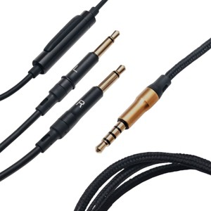 Meze Audio Mono 3.5mm 99 Series Gold Standard Headphone Cable with Microphone - 3.9 ft. - 1 of 4