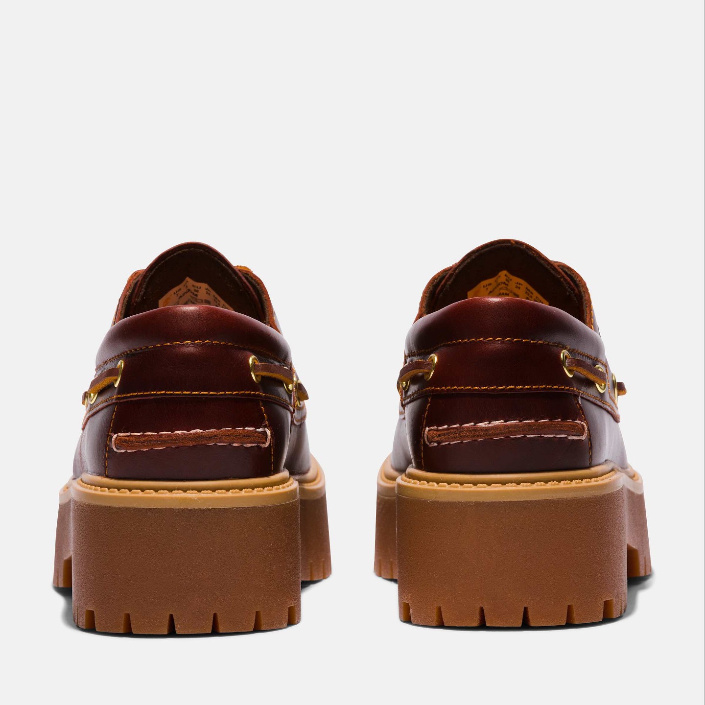 Женские туфли Timberland Stone Street Platform Boat Shoe, Root Beer — фото 6