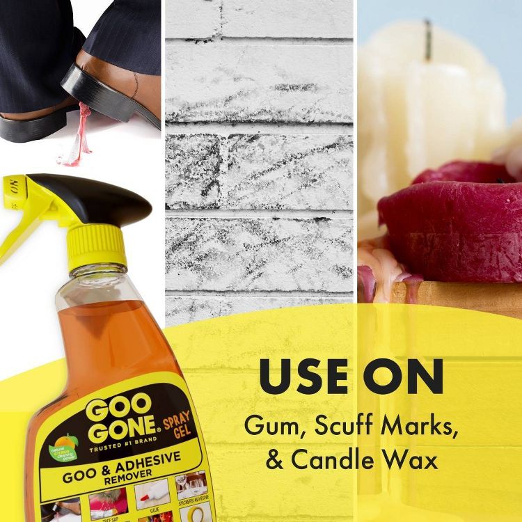 Goo Gone Citrus Adhesive Remover Spray Gel - 12 fl oz: Carpet Cleaner, Multipurpose Stain Remover, 5 of 7