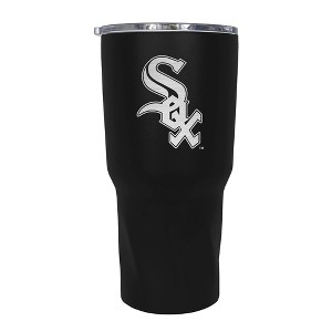 MLB Chicago White Sox 30oz Stainless Steel Travel Tumbler: Portable Drinkware, Acrylic Lid - 1 of 3