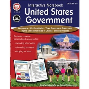 Interactive Notebook: United States Government Resource Book, Grades 5 - 8 - by  Schyrlet Cameron (Paperback) - 1 of 1
