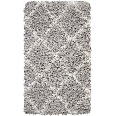 Nourison Luxe Shag Trellis Machine Woven Indoor Rug